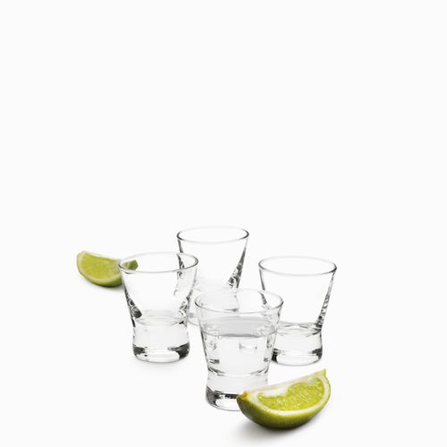 Copa de aguardiente set x 4