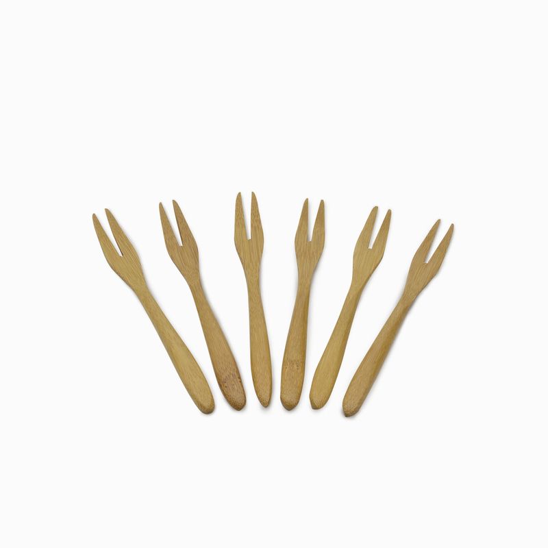 Set de tenedores en bambú