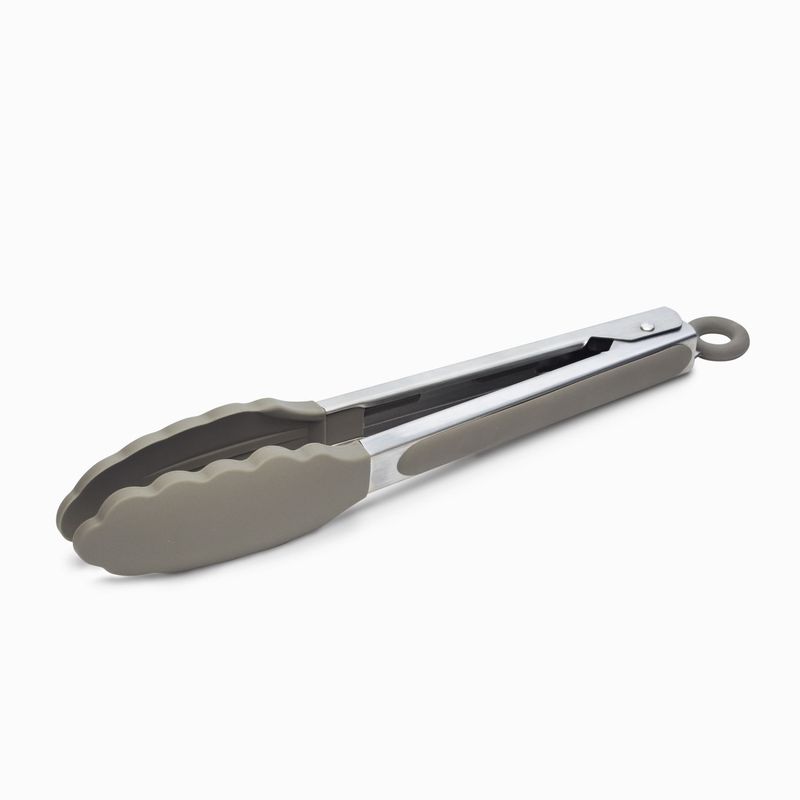 Pinza de Cocina de Acero Inoxidable y Silicona