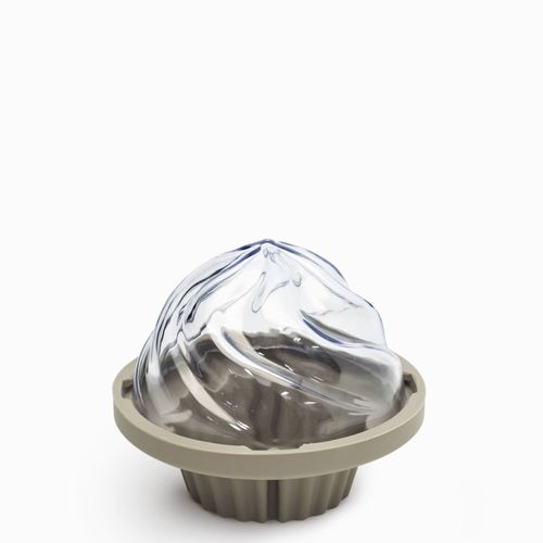Estuche cupcake silicona gris
