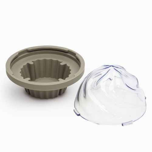 Estuche cupcake silicona gris