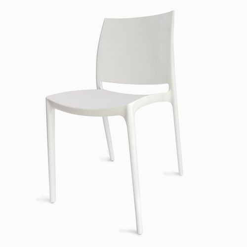 Silla simple blanca