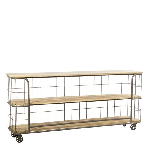 Estante con reja 180x42x82cm