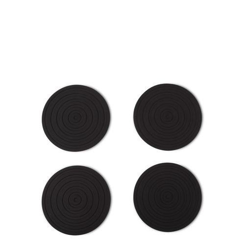Portavasos en silicona negros
