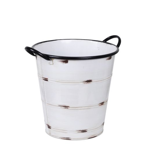 Balde alto blanco manija 29.8x30x30