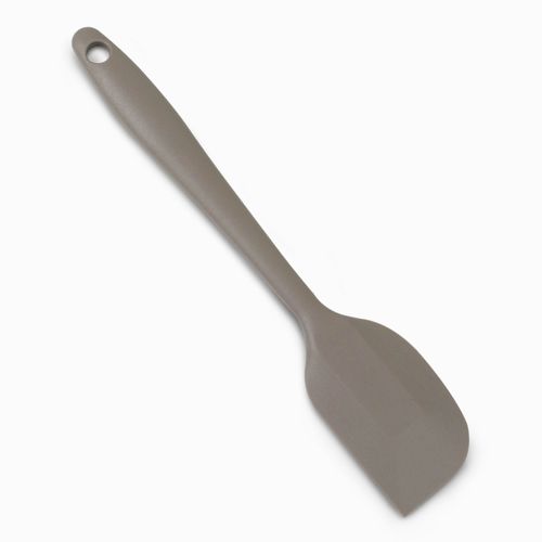 Mini espatula repostera en silicona gris