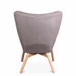 Silla deluxe gris 95x77.5x69 cm