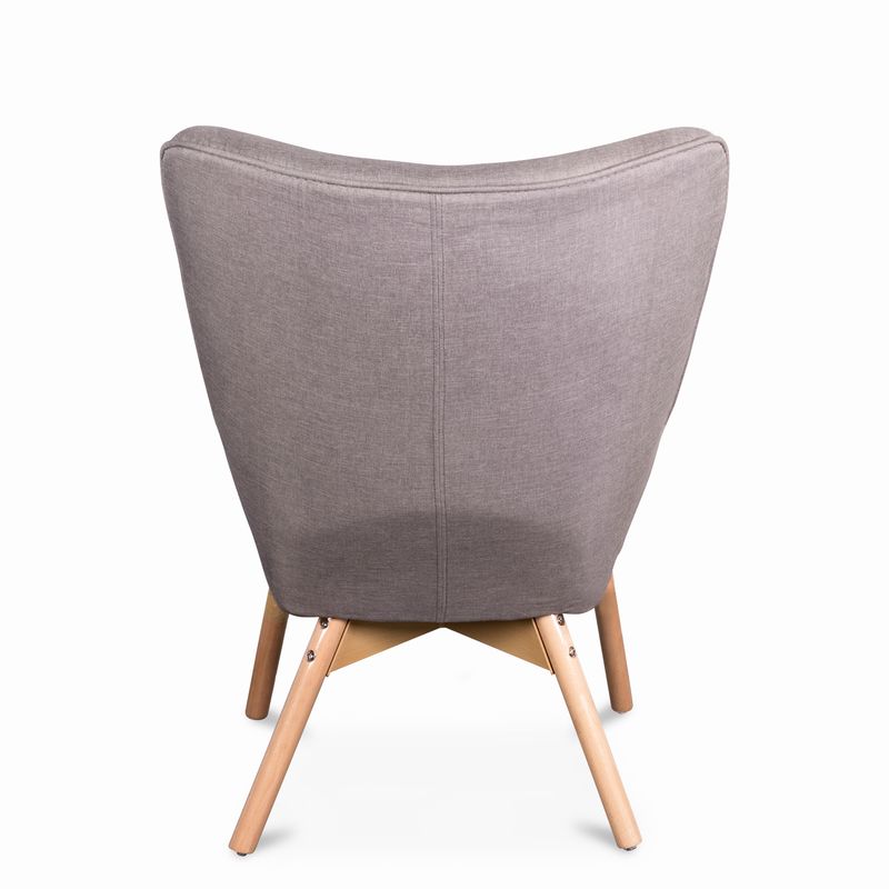 Silla deluxe gris 95x77.5x69 cm