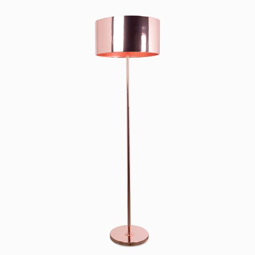 Lámpara piso tambor copper