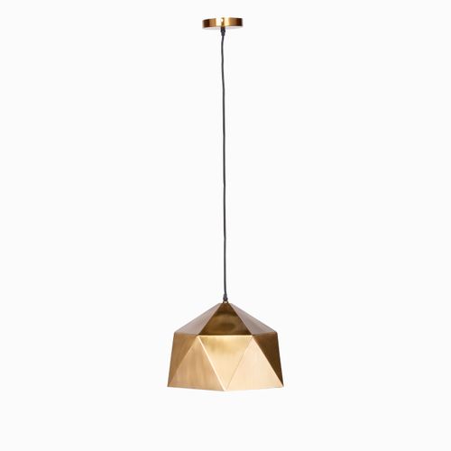 Lámpara diamante brass