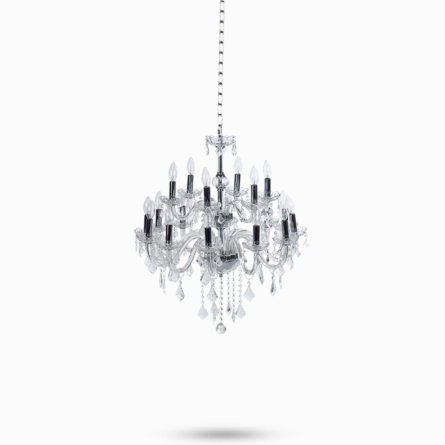 Lámpara candelabro rococo cristal | Ambiente Living