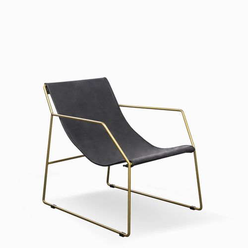 Silla milano metal negro