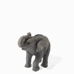 Mini elefante mirada arriba