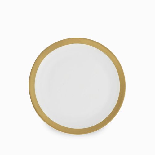 Plato borde dorado 20 cm