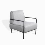 Poltrona rouka gris claro
