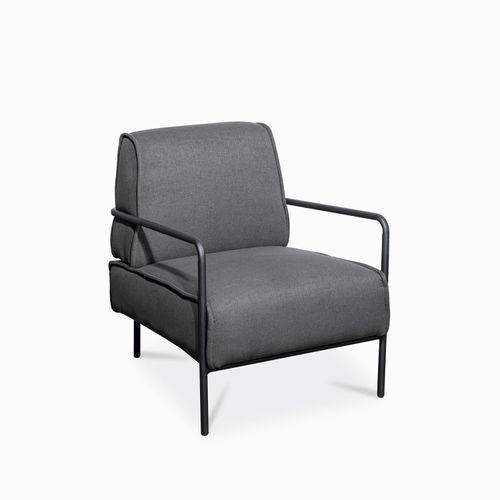 Poltrona rouka gris oscuro