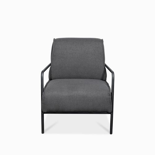 Poltrona rouka gris oscuro