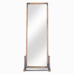Espejo industrial madera38x71x188 cm