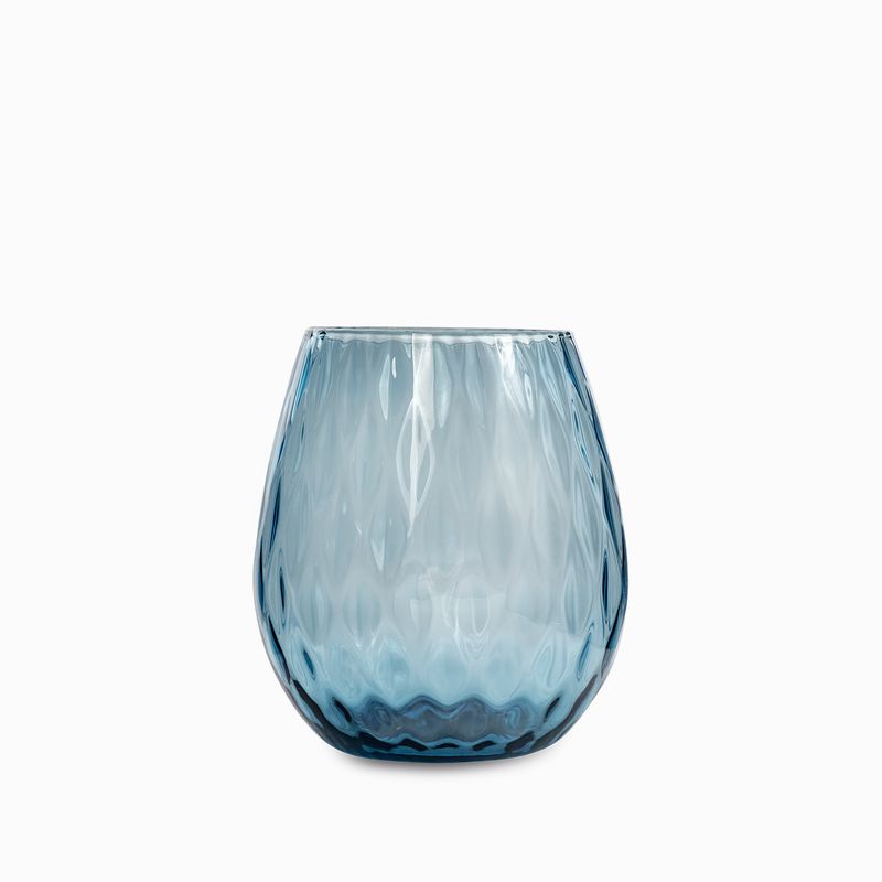 Vaso rombos azul