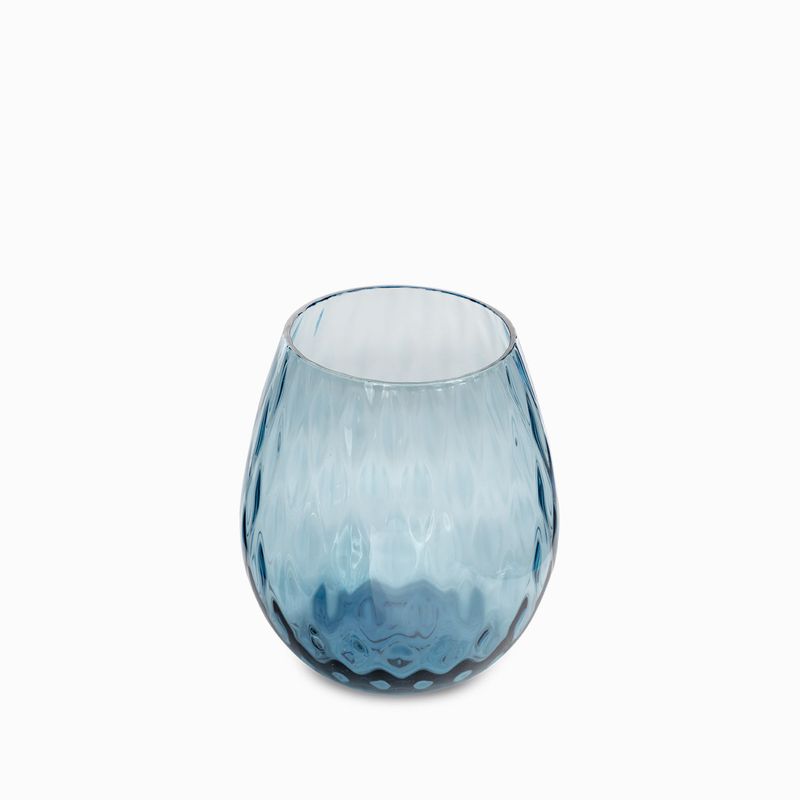 Vaso rombos azul