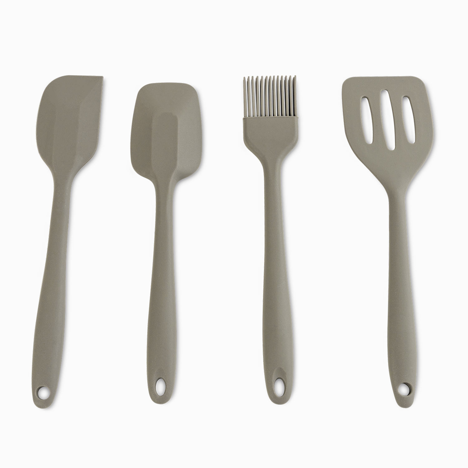 Set Utensilios Cocina Inicial Silicona Madera Plus Gourmet