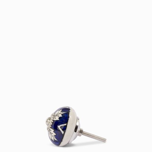 Pomo ceramica azul oscuro