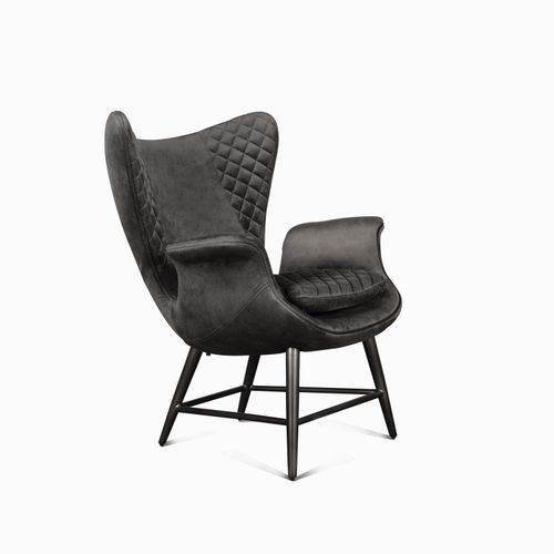 Poltrona odeon velvet gris
