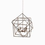 Luminaria cubo copper