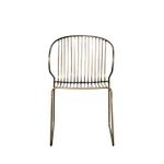 Silla hierro dorada hongo