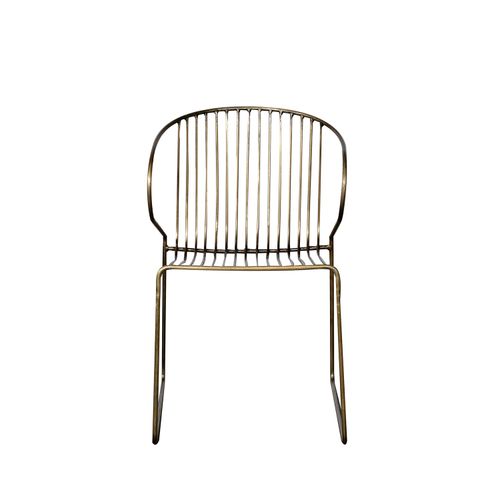 Silla hierro dorada hongo