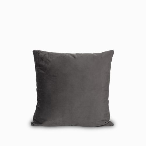 Cojin 45x45 velvet gris
