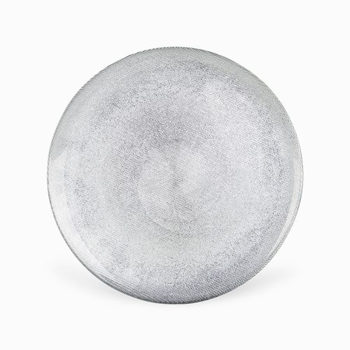 Plato base  glam plateado