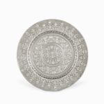 Plato base florencia plateado