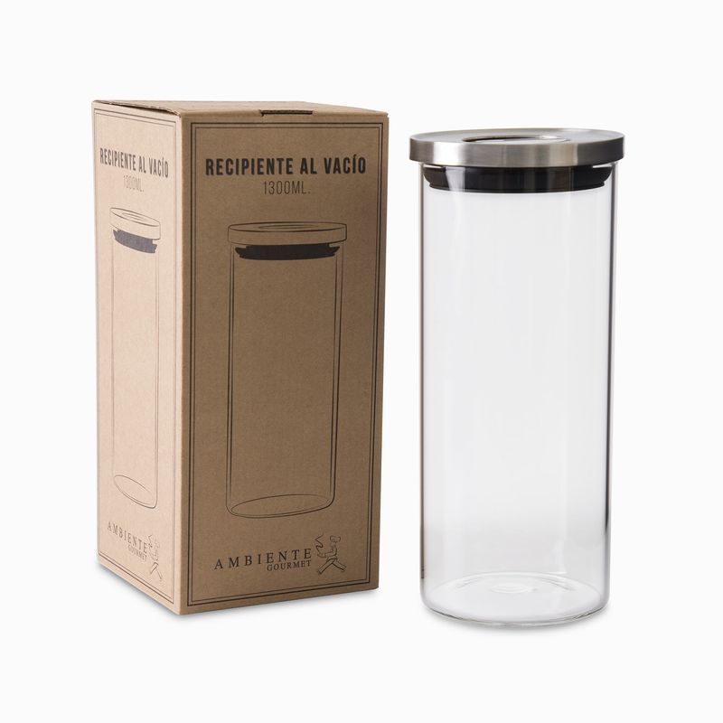 Recipiente al vacio en borosilicato 1300 ml