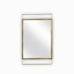 Espejo rectangular dorado 35x60cm