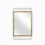Espejo rectangular dorado 35x60cm