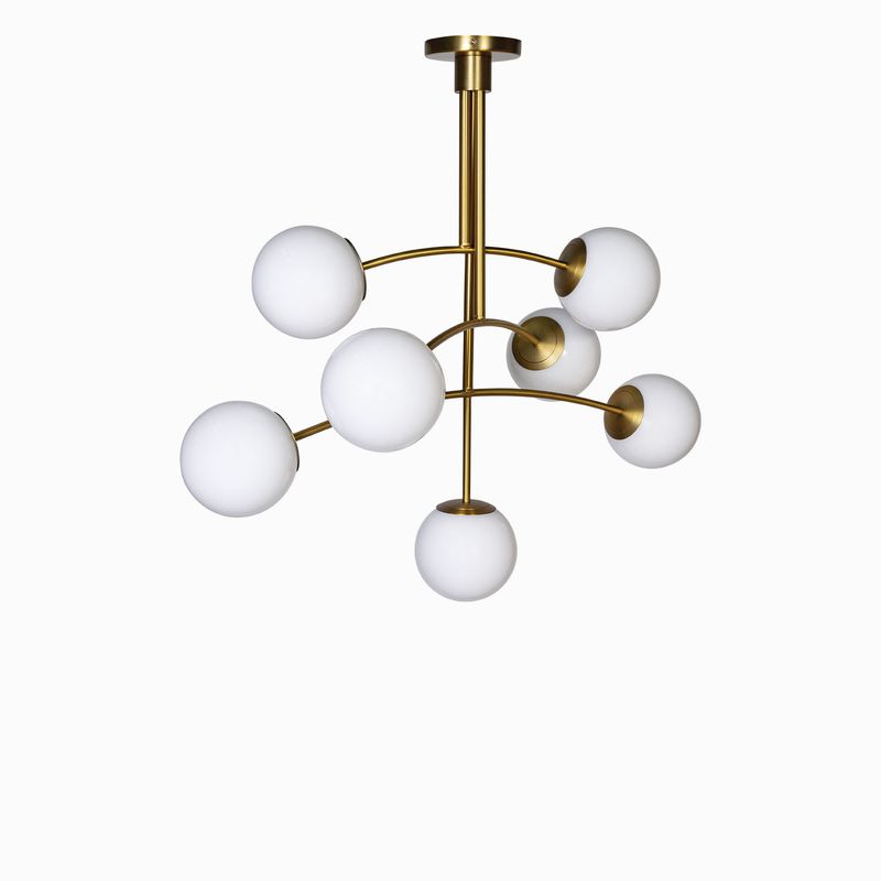 Lámpara vertical globos blancos Ambiente Living