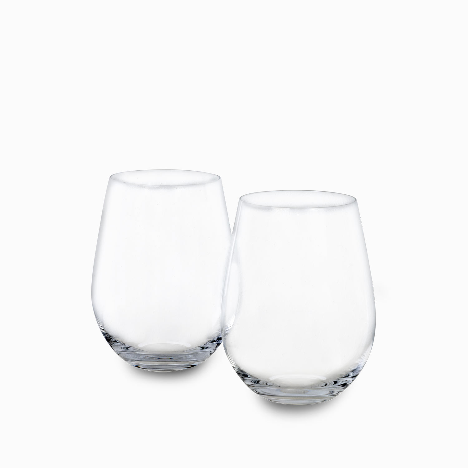 Vaso cristal borde plateado 670 ml setx2