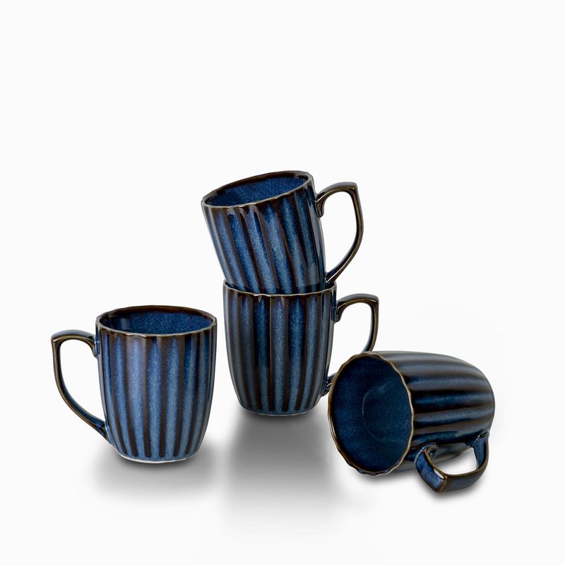 Set 2 Tazas Mug para Infusiones de Porcelana Peces 10,5 x 8 x 11cm –  Dcasa丨