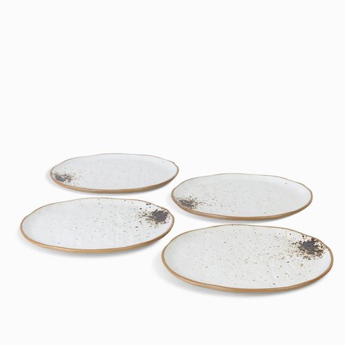 Plato principal gayra blanco 26 cm setx4