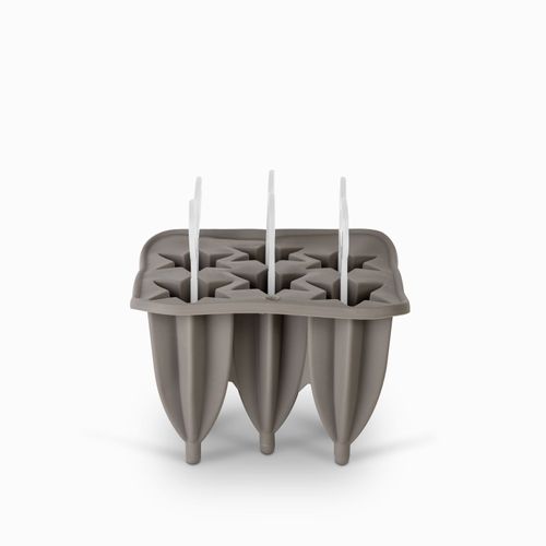 Cubeta para paletas en silicona gris
