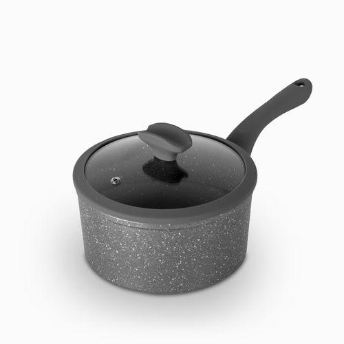 Olla con mango largo granito 18 cm