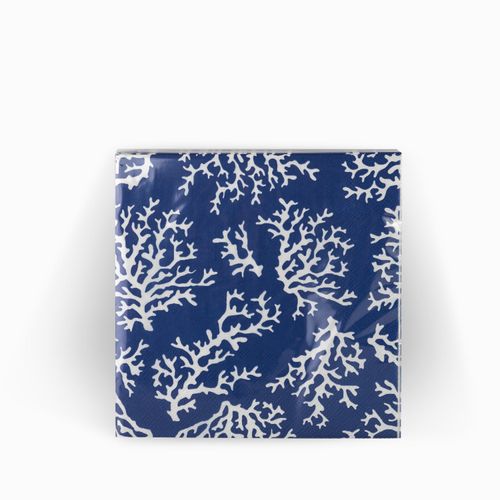 Servilletas corales azul