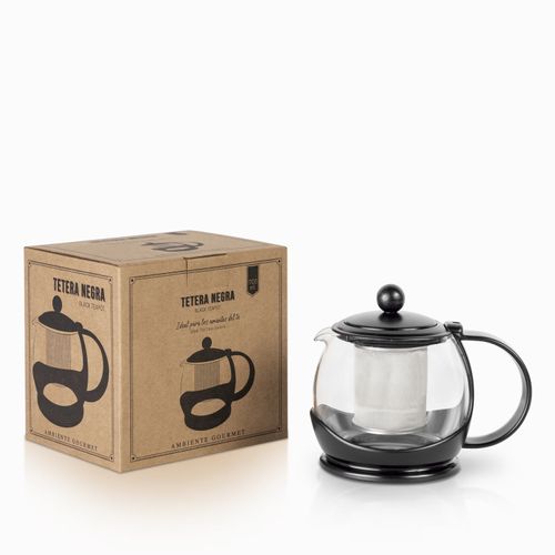 Tetera negra 700ml