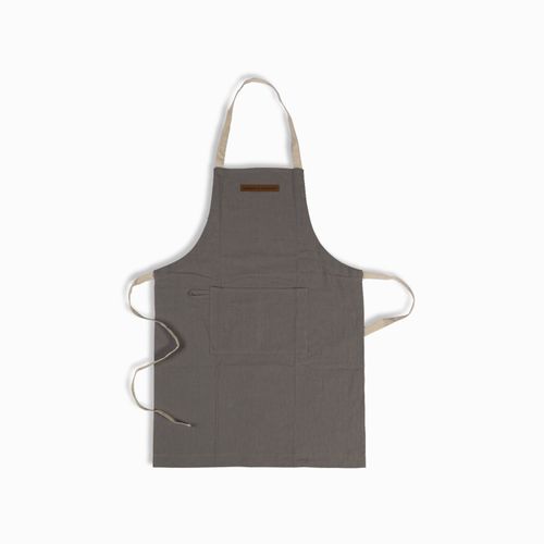 Delantal ajustable gris