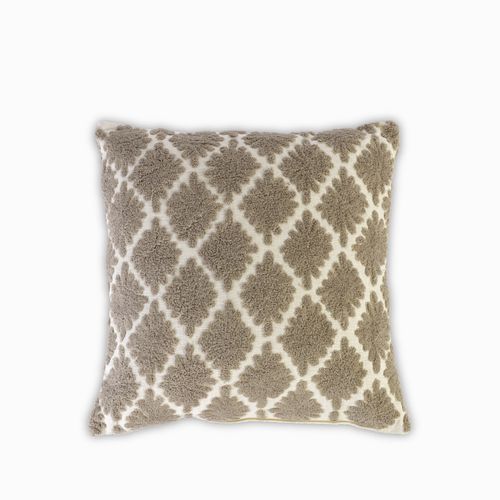 Cojin beige asteriscos caqui