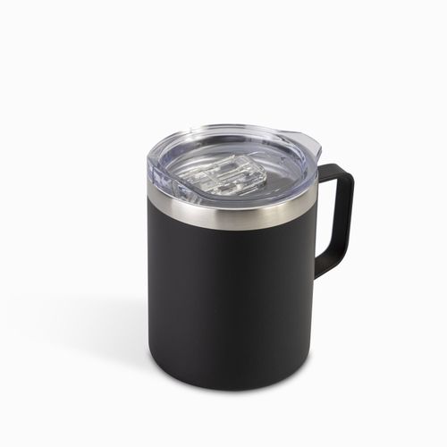 Mug doble pared en acero negro