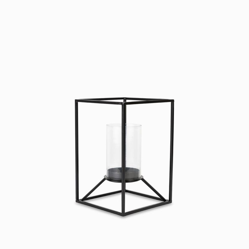 Candelabro-cubo-negro-18x18x25cm