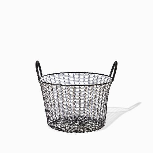 Canasta malla negra pequeña