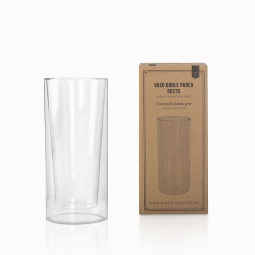 Vaso doble pared recto 400 ml